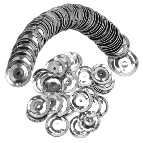 Toyvian 50 Stück Zubehör Für Beckenersatz Snare-tamburin-ring Austausch Der Trommelringe Einzelring-tamburin Tambourin Eine Armatur Rostfreier Stahl Läute Die Glocke Kind Einzelner Ring von Toyvian