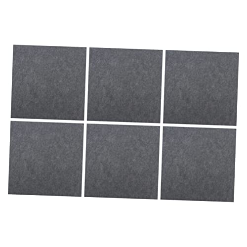 Toyvian 6 Stück Akustikplatten büroradio wandverkleidung vinylreiniger wanddeckoration dewolff vinyl Schallwand schalldichte Wand Schallschutzplatte Filzplatte fürs Büro Polyester Grey Toyvian 6 Stück Akustikplatten büroradio wandverkleidung vinylreiniger wanddeckoration dewolff vinyl Schallwand schalldichte Wand Schallschutzplatte Filzplatte fürs Büro Polyester Grey von Toyvian