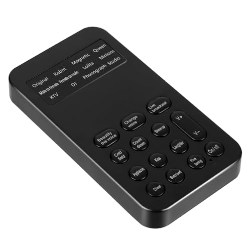 Toyvian Changer Voice Changer-gerät Für Telefon-pc Mini-soundeffektmaschine 8 Effekte Externe Soundkarte Voice Changer Toyvian Changer Voice Changer-gerät Für Telefon-pc Mini-soundeffektmaschine 8 Effekte Externe Soundkarte Voice Changer von Toyvian