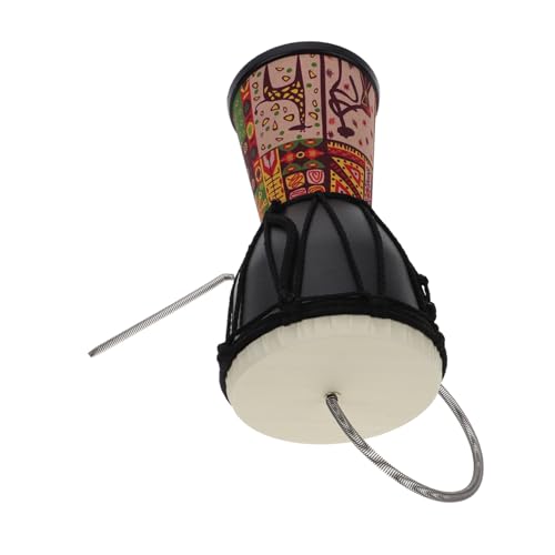 Toyvian Donnertrommel Schlaginstrument Trommel mit Stoffbemalung Westen für Musical afrikanische trommel Musikinstrument Zungentrommel Musikalische Handtrommel Darbuka-Trommel Stahl von Toyvian