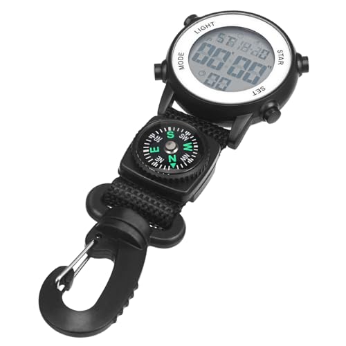 Toyvian Elektronische Mount -Uhr Tasche für Männer Wandern betrachten im Freien schlüsselanhänger Armbanduhr Herren hängende Digitaluhr Digitale Clipuhr Zinklegierung Black Toyvian Elektronische Mount -Uhr Tasche für Männer Wandern betrachten im Freien schlüsselanhänger Armbanduhr Herren hängende Digitaluhr Digitale Clipuhr Zinklegierung Black von Toyvian