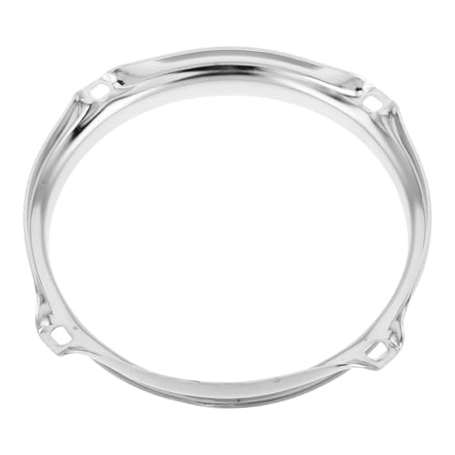 Toyvian Schlagzeug Zubehör Schlagzeug Zubehör Schlaginstrumente Musikinstrumenten Zubehör Drum Hoop Protector Instrumenten Ausrüstung Bass Drum Hoop Calmp Drum Hoop Hook Iron Silver von Toyvian