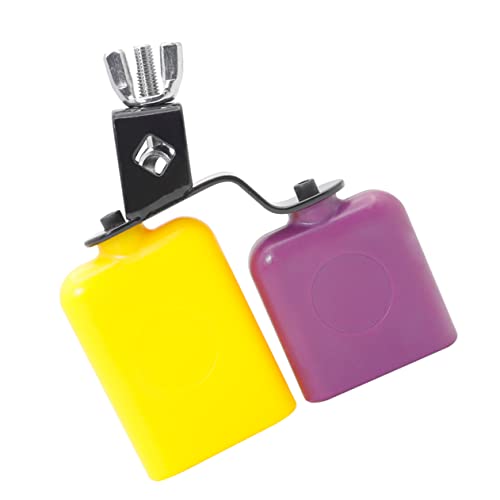 Toyvian Tone Cowbell Drum Set Zubehör Holz Mallet Percussion Block für Drum Kit von Toyvian
