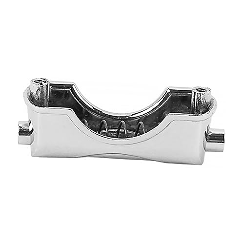 Toyvian Trommel Ohr Schlagzeug Zubehör Doppelseitige Öse Snare-drum-öse Trommelklauenhaken Ovaler Ansatz Trommelanschluss Metall Silver von Toyvian