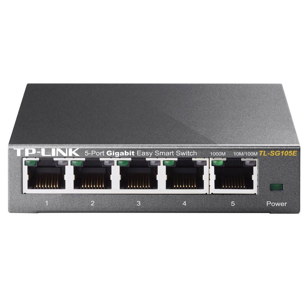 tp-link TP-LINK TL-SG105E Netzwerk Switch 5 Port 1 GBit/s Netzwerk-Switch tp-link TP-LINK TL-SG105E Netzwerk Switch 5 Port 1 GBit/s Netzwerk-Switch von Tp-Link