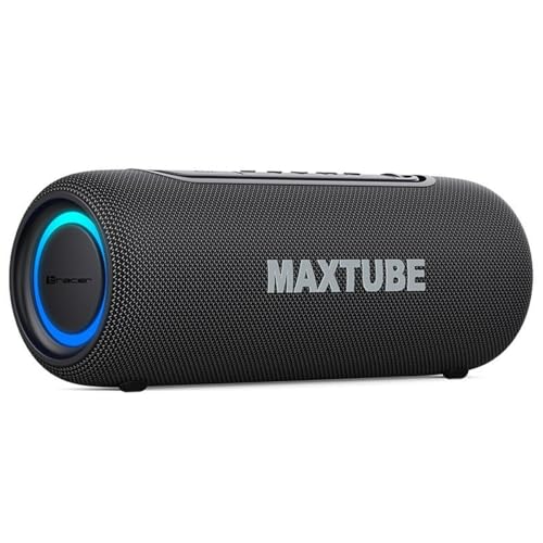 Tracer MaxTube Tragbarer Bluetooth-Lautsprecher, Schwarz, 20 W von Tracer