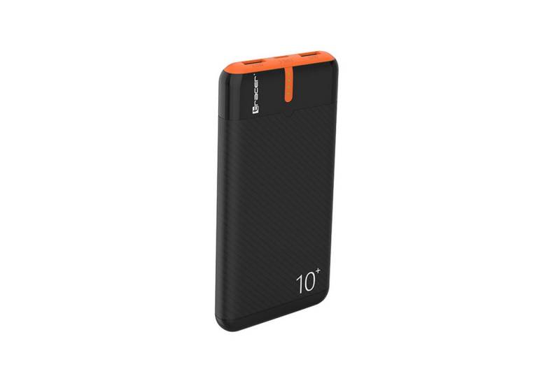 Tracer Powerbank 10000 mAh (1 St), Powerbank EnerGo 10000 mAh schwarz 2A USB C von Tracer