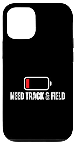 Hülle für iPhone 12/12 Pro Brauchen Sie Leichtathletik mit niedrigem Batteriestand Lustige Leichtathletik von Track And Field Clever Sport Humor