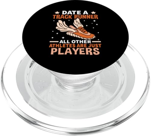 Date A Track Runner - Alle anderen Athleten sind nur Spieler PopSockets PopGrip für MagSafe Date A Track Runner - Alle anderen Athleten sind nur Spieler PopSockets PopGrip für MagSafe von Track And Field Sports Designs For Athletes