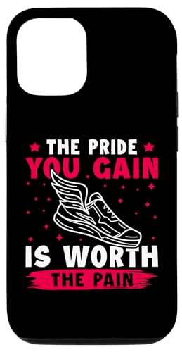 Der Stolz, den Sie gewinnen, ist den Schmerz beim Laufen wert Hülle für iPhone 12/12 Pro Der Stolz, den Sie gewinnen, ist den Schmerz beim Laufen wert Hülle für iPhone 12/12 Pro von Track And Field Sports Designs For Athletes