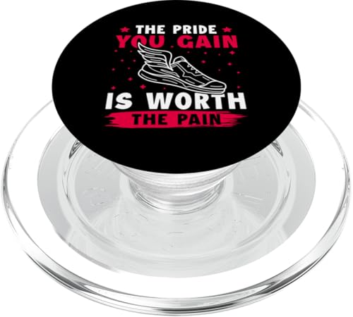 Der Stolz, den Sie gewinnen, ist den Schmerz beim Laufen wert PopSockets PopGrip für MagSafe Der Stolz, den Sie gewinnen, ist den Schmerz beim Laufen wert PopSockets PopGrip für MagSafe von Track And Field Sports Designs For Athletes