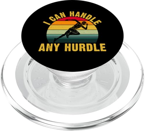 Ich kann jede Hürde bewältigen PopSockets PopGrip für MagSafe von Track And Field Sports Designs For Athletes