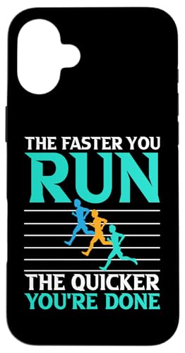 Je schneller Sie laufen, desto schneller sind Sie fertig Hülle für iPhone 16 Plus Je schneller Sie laufen, desto schneller sind Sie fertig Hülle für iPhone 16 Plus von Track And Field Sports Designs For Athletes