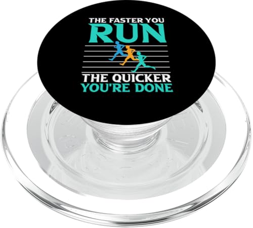 Je schneller Sie laufen, desto schneller sind Sie fertig PopSockets PopGrip für MagSafe Je schneller Sie laufen, desto schneller sind Sie fertig PopSockets PopGrip für MagSafe von Track And Field Sports Designs For Athletes