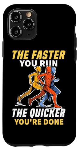 Je schneller Sie laufen, desto schneller sind Sie fertig zum Laufen Hülle für iPhone 11 Pro Je schneller Sie laufen, desto schneller sind Sie fertig zum Laufen Hülle für iPhone 11 Pro von Track And Field Sports Designs For Athletes