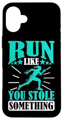 Lauf, als hättest du etwas gestohlen Hülle für iPhone 16 Plus Lauf, als hättest du etwas gestohlen Hülle für iPhone 16 Plus von Track And Field Sports Designs For Athletes