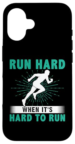 Laufen Sie hart, wenn es schwer ist, für einen Läufer zu laufen Hülle für iPhone 16 Laufen Sie hart, wenn es schwer ist, für einen Läufer zu laufen Hülle für iPhone 16 von Track And Field Sports Designs For Athletes