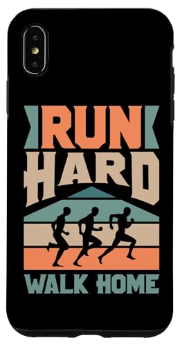 Laufen Sie hart oder gehen Sie nach Hause Hülle für iPhone XS Max Laufen Sie hart oder gehen Sie nach Hause Hülle für iPhone XS Max von Track And Field Sports Designs For Athletes