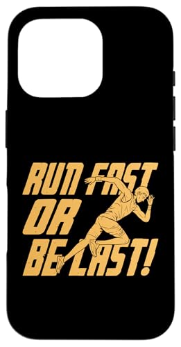 Laufen Sie schnell oder seien Sie letzt! Leichtathletik Hülle für iPhone 16 Pro Laufen Sie schnell oder seien Sie letzt! Leichtathletik Hülle für iPhone 16 Pro von Track And Field Sports Designs For Athletes