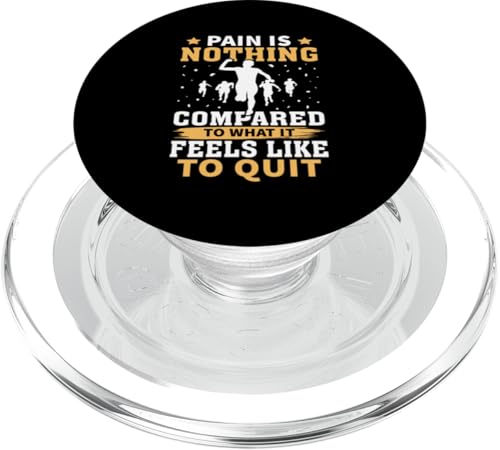 Schmerz ist nichts im Vergleich zu dem, wie es sich anfühlt, aufzuhören PopSockets PopGrip für MagSafe Schmerz ist nichts im Vergleich zu dem, wie es sich anfühlt, aufzuhören PopSockets PopGrip für MagSafe von Track And Field Sports Designs For Athletes