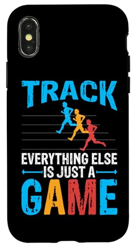 Titel: Alles andere ist nur ein Spiel Hülle für iPhone X/XS Titel: Alles andere ist nur ein Spiel Hülle für iPhone X/XS von Track And Field Sports Designs For Athletes