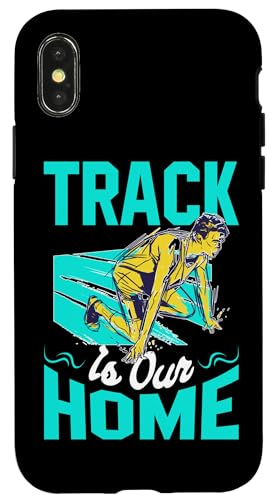 Track ist unser Zuhause Hülle für iPhone X/XS Track ist unser Zuhause Hülle für iPhone X/XS von Track And Field Sports Designs For Athletes