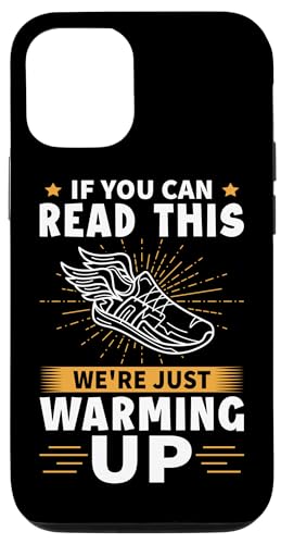 Wenn du das lesen kannst, wärmen wir uns gerade auf Hülle für iPhone 12/12 Pro von Track And Field Sports Designs For Athletes