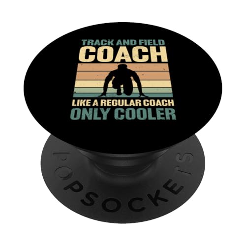 Leichtathletiktrainer PopSockets Klebender PopGrip Leichtathletiktrainer PopSockets Klebender PopGrip von Track and Field Coach Gifts