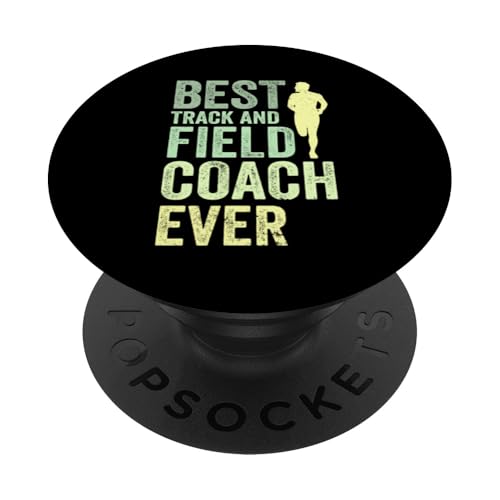 Leichtathletiktrainer PopSockets Klebender PopGrip Leichtathletiktrainer PopSockets Klebender PopGrip von Track and Field Coach Gifts