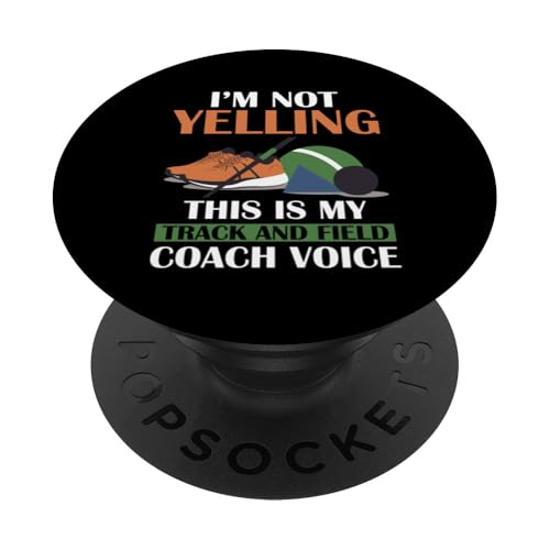Leichtathletiktrainer PopSockets Klebender PopGrip Leichtathletiktrainer PopSockets Klebender PopGrip von Track and Field Coach Gifts