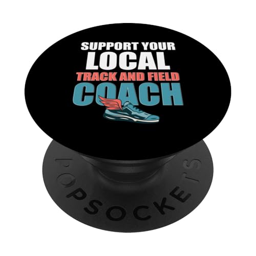 Leichtathletiktrainer PopSockets Klebender PopGrip Leichtathletiktrainer PopSockets Klebender PopGrip von Track and Field Coach Gifts