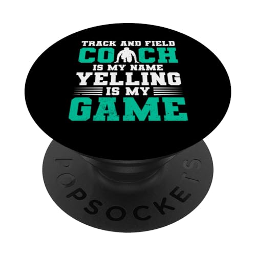 Leichtathletiktrainer PopSockets Klebender PopGrip Leichtathletiktrainer PopSockets Klebender PopGrip von Track and Field Coach Gifts
