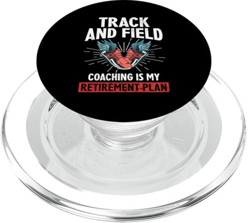 Leichtathletiktrainer PopSockets PopGrip für MagSafe Leichtathletiktrainer PopSockets PopGrip für MagSafe von Track and Field Coach Gifts