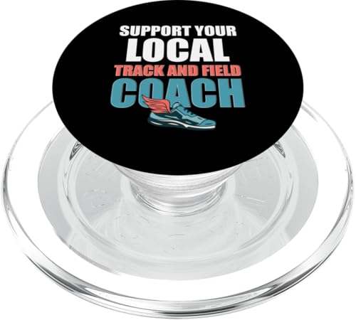 Leichtathletiktrainer PopSockets PopGrip für MagSafe Leichtathletiktrainer PopSockets PopGrip für MagSafe von Track and Field Coach Gifts