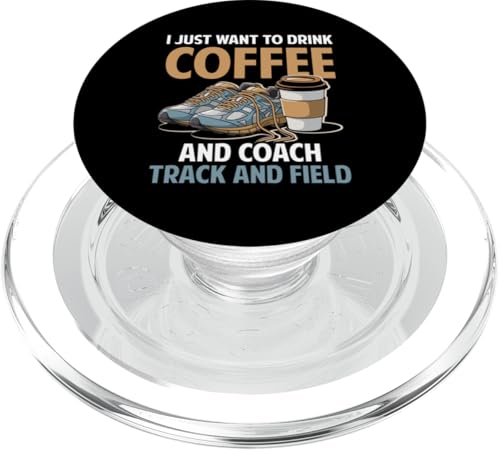 Leichtathletiktrainer PopSockets PopGrip für MagSafe Leichtathletiktrainer PopSockets PopGrip für MagSafe von Track and Field Coach Gifts