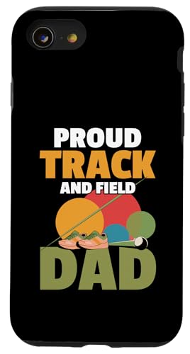 Leichtathletik-Vater Hülle für iPhone SE (2020) / 7 / 8 von Track and Field Dad Gifts for Runners