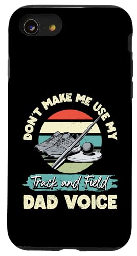 Leichtathletik-Vater Hülle für iPhone SE (2020) / 7 / 8 von Track and Field Dad Gifts for Runners