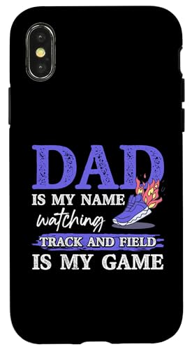 Leichtathletik-Vater Hülle für iPhone X/XS Leichtathletik-Vater Hülle für iPhone X/XS von Track and Field Dad Gifts for Runners