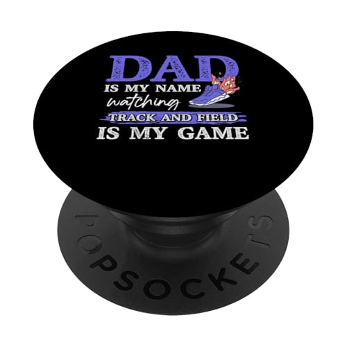 Leichtathletik-Vater PopSockets Klebender PopGrip von Track and Field Dad Gifts for Runners