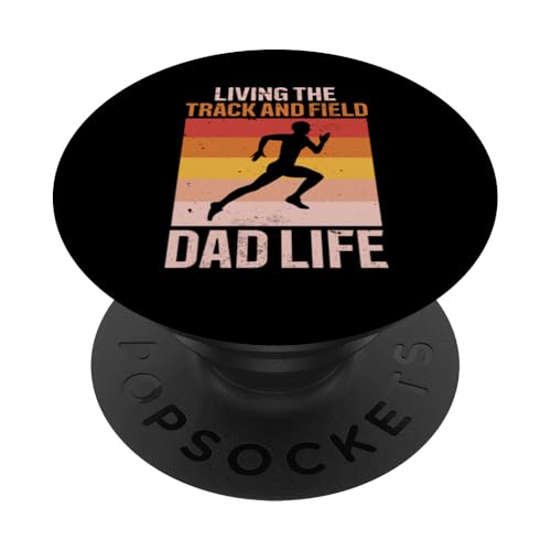 Leichtathletik-Vater PopSockets Klebender PopGrip Leichtathletik-Vater PopSockets Klebender PopGrip von Track and Field Dad Gifts for Runners