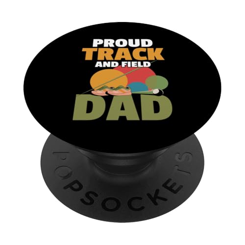 Leichtathletik-Vater PopSockets Klebender PopGrip Leichtathletik-Vater PopSockets Klebender PopGrip von Track and Field Dad Gifts for Runners