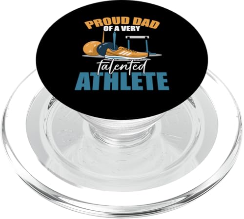 Leichtathletik-Vater PopSockets PopGrip für MagSafe Leichtathletik-Vater PopSockets PopGrip für MagSafe von Track and Field Dad Gifts for Runners