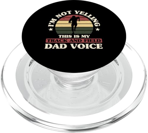 Leichtathletik-Vater PopSockets PopGrip für MagSafe Leichtathletik-Vater PopSockets PopGrip für MagSafe von Track and Field Dad Gifts for Runners