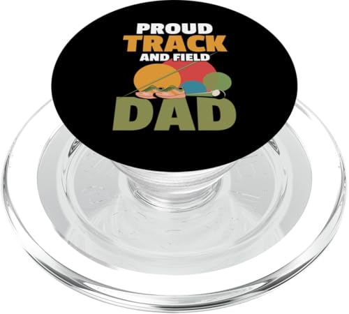 Leichtathletik-Vater PopSockets PopGrip für MagSafe Leichtathletik-Vater PopSockets PopGrip für MagSafe von Track and Field Dad Gifts for Runners