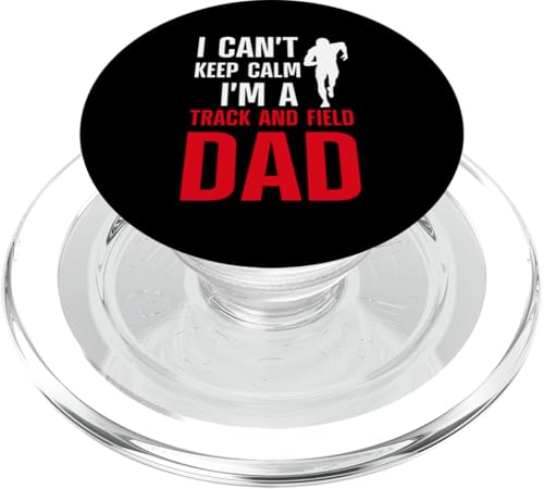 Leichtathletik-Vater PopSockets PopGrip für MagSafe Leichtathletik-Vater PopSockets PopGrip für MagSafe von Track and Field Dad Gifts for Runners