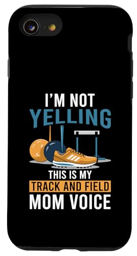 Leichtathletik-Mama Hülle für iPhone SE (2020) / 7 / 8 von Track and Field Mom Gifts for Runners