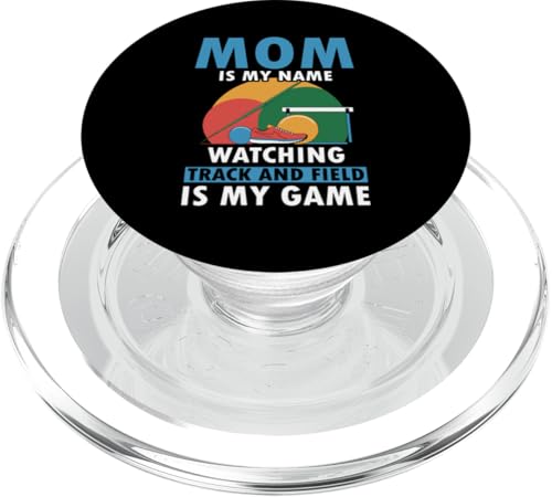Leichtathletik-Mama PopSockets PopGrip für MagSafe Leichtathletik-Mama PopSockets PopGrip für MagSafe von Track and Field Mom Gifts for Runners