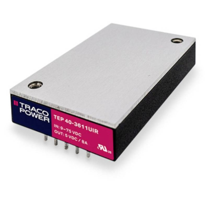 TracoPower Spannungswandler TracoPower TEP 40-3615UIR DC/DC-Wandler, Print 1.67 A 40 W Anzahl Au, (TEP 40-3615UIR) von TracoPower