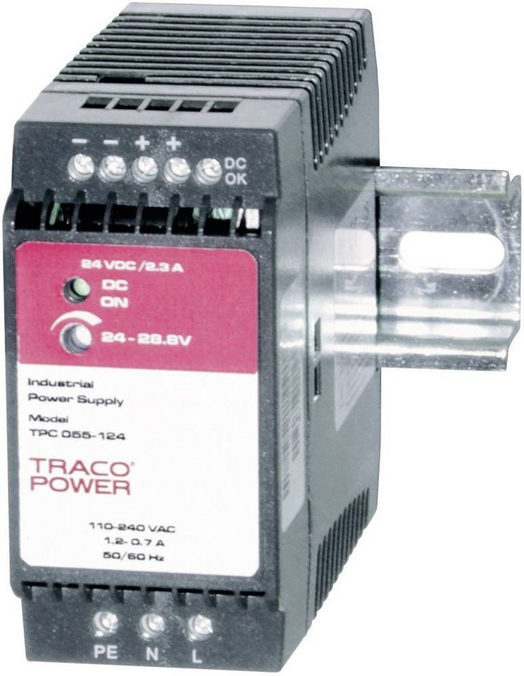 TracoPower TracoPower TPC 055-124 Hutschienen-Netzteil (DIN-Rail) 24 V/DC 2.3 A Hutschienen-Netzteil von Tracopower