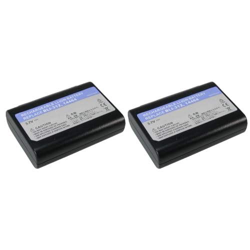 2X Kamera Li-Ion Akku 1800mAh für Leica BM8 M8 M8.2 M9 14464 BM-8 M-8 M-8.2 M8,2 M-9 M9P M9-P M-9P M-E ME 144-64 ersetzt Leica M8 M9 BLI-312 M-8 M-9 BLI312 von Trade-Shop